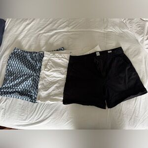 GAP Black and White Shorts